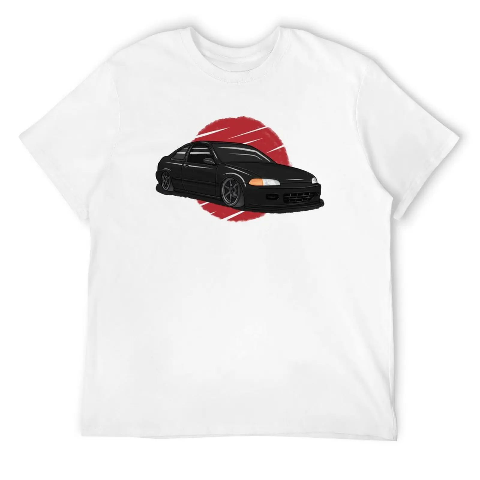 Honda Civic EJ1 - Black T-Shirt customizeds Louboutins Aesthetic clothing man clothes mens t shirts top quality