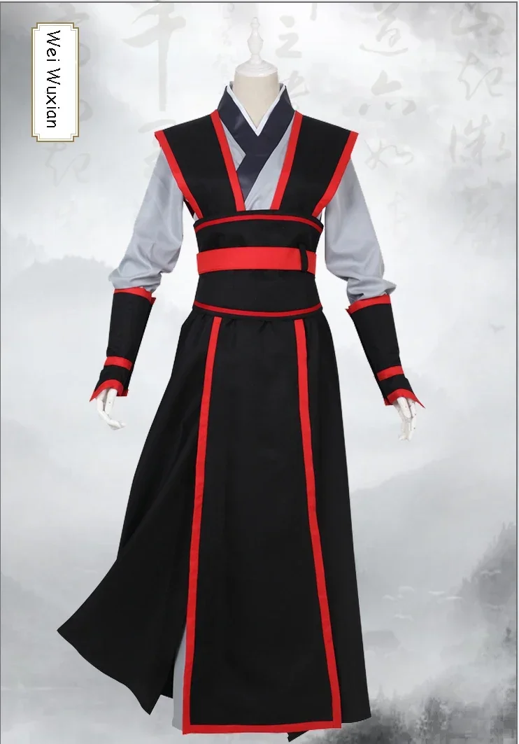 Wei wuxian cosplay mo xuanyu lan wangji traje anime grandmaster do cultivo demoníaco cosplay mo dao zu shi traje masculino