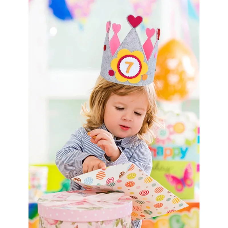 Adjustable Birthday Crown Hat