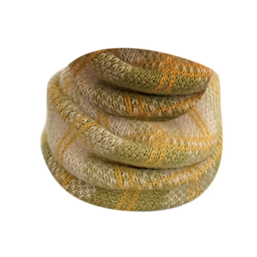 Thickened Baby Thermal Neck Warmer Windproof Coldproof Soft Boys Girls Knitted Scarf Elastic Snood Cowl Tube Autumn Winter