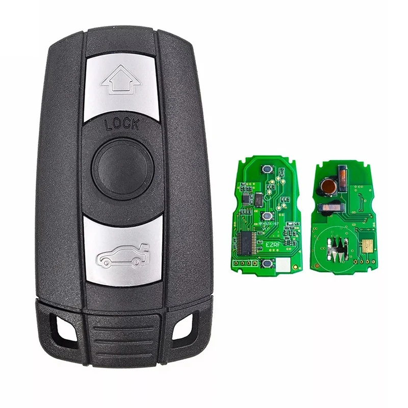 CN006041 Aftermarket 3 Button Smart Keyless Go Remote 315/434 868MHz PCF7952 Chip HU92 For BMW CAS3 1/3/5/6/7 Series X5 X6 Z4