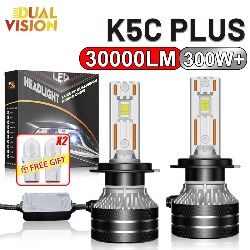 

Передние фары головного света K5C Plus H7, Canbus 6000K 8000K 880 H27 H3 H1 H4 H11 9012 HIR2 H8 H9 9005 9006 9007 HB3 HB4 H13