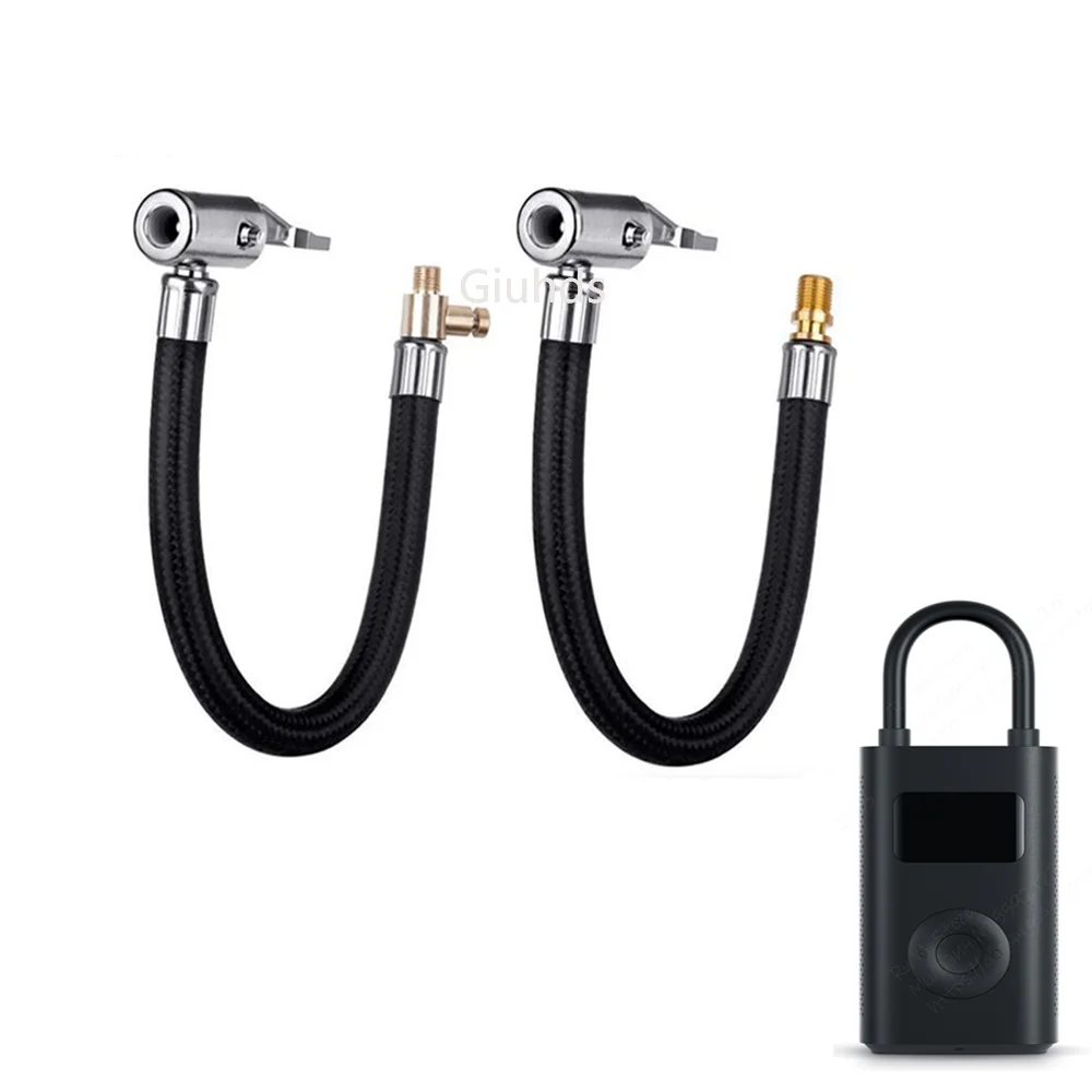 For Xiaomi Electric Air Compressor 1S Car Tire Air Inflator Hose Inflatable Pump Extension Tube Adapter Twist Tyre Locking Bike