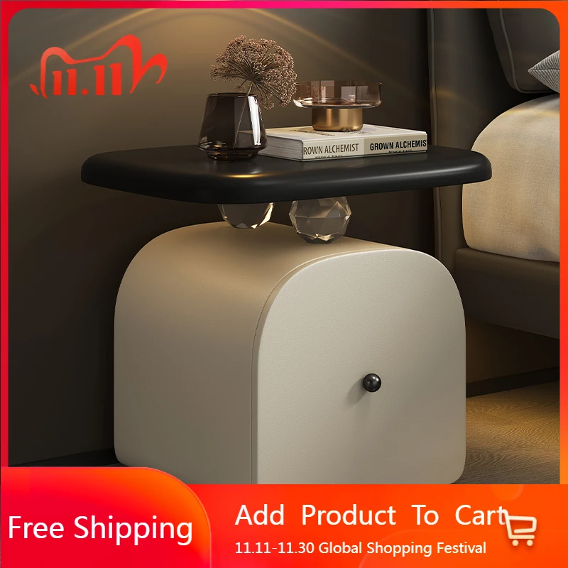 Dekor Holz Nachttisch Schlafzimmer Moderne Wohnzimmer Schubladen Nachttisch Einfache Bequeme Niedrige Mesa De Cabeceira Salon Möbel
