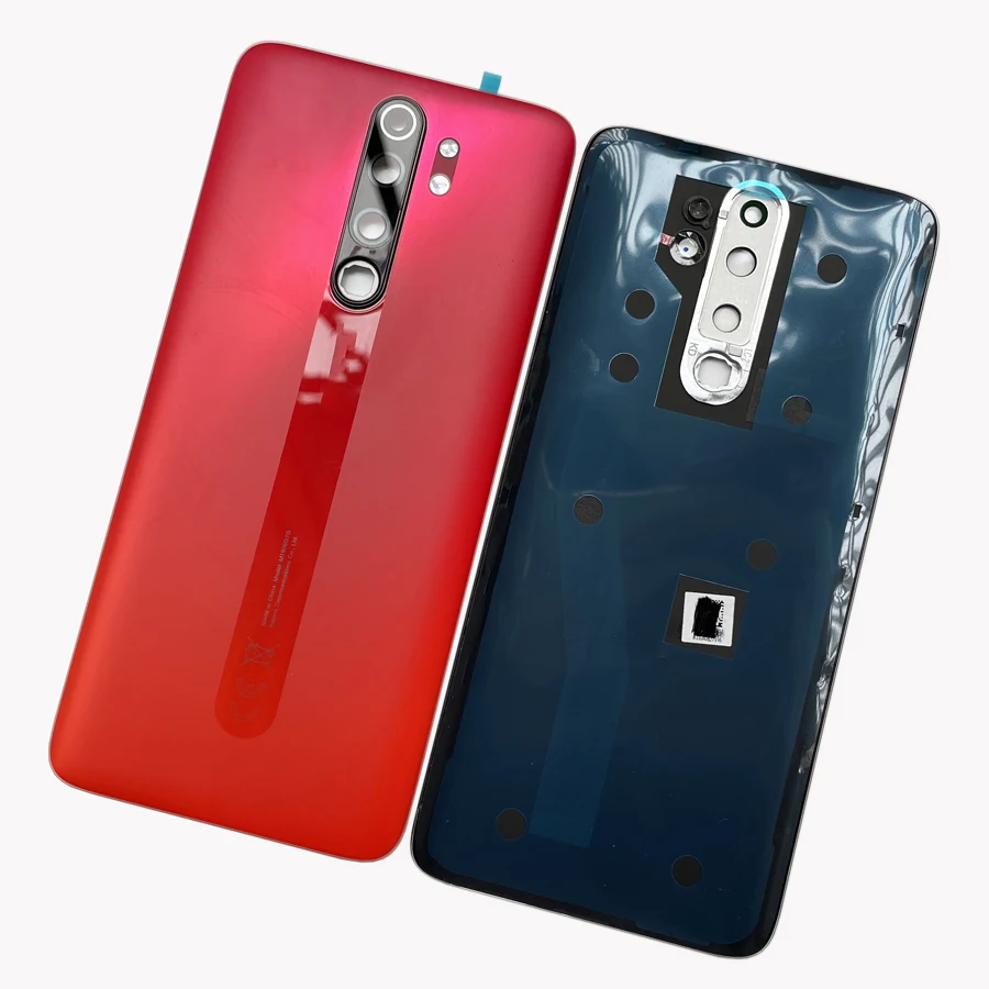 A+++ Battery Cover For Xiaomi Redmi note 8 pro Battery Cover Back Glass Panel Rear Housing Case With Camera Frame