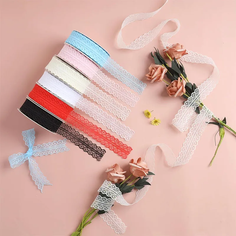 1/5/10Yards 3CM Vintage Bilateral Embroidered Lace Ribbon African Style Lace Fabric Gift Wrapping Sewing Skirt Dress DIY Crafts