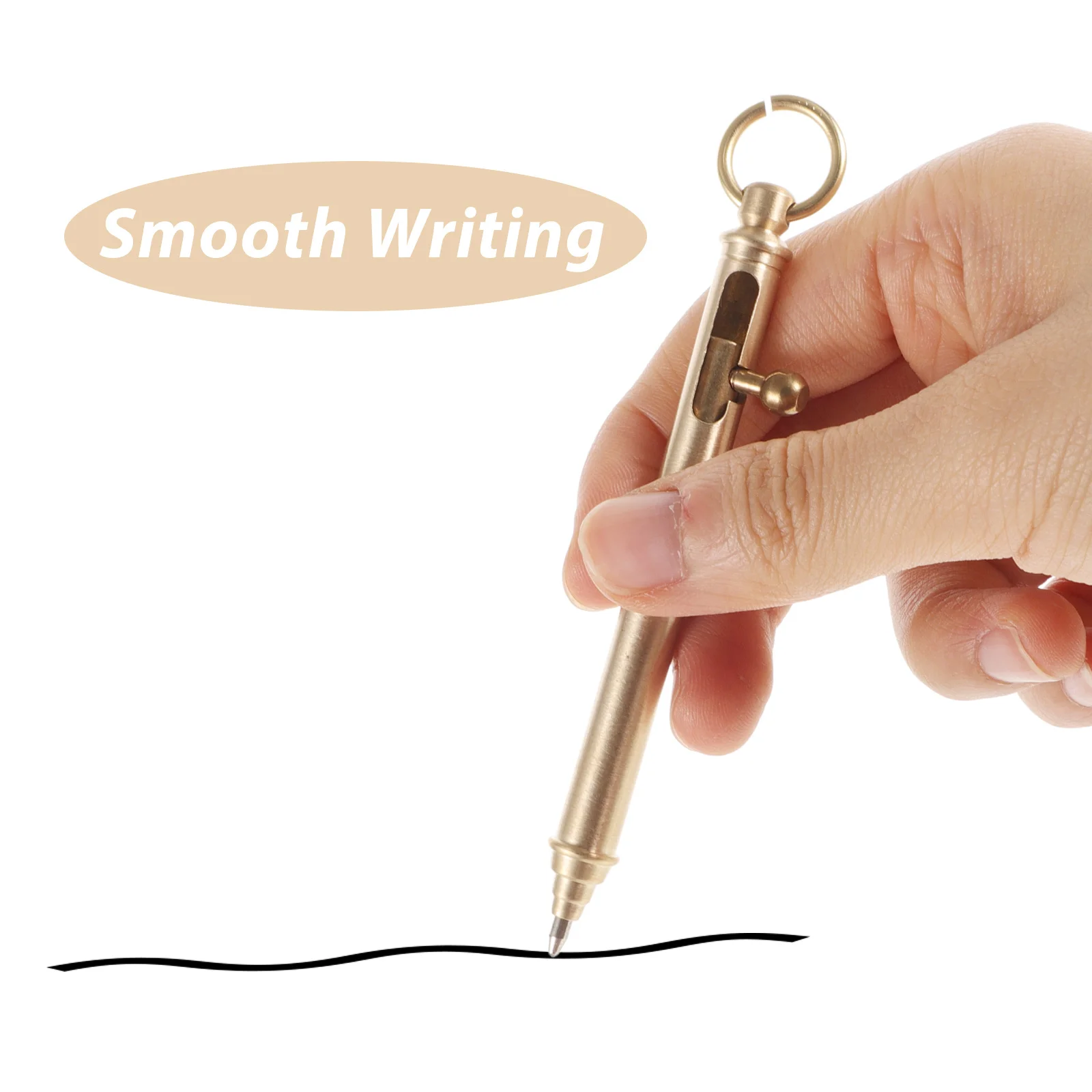 

Винтажная латунная ручка для подписи, элегантный дизайн, гелевая ручка для письма, рисования, эскизов, офиса, школы, креативная, практичная