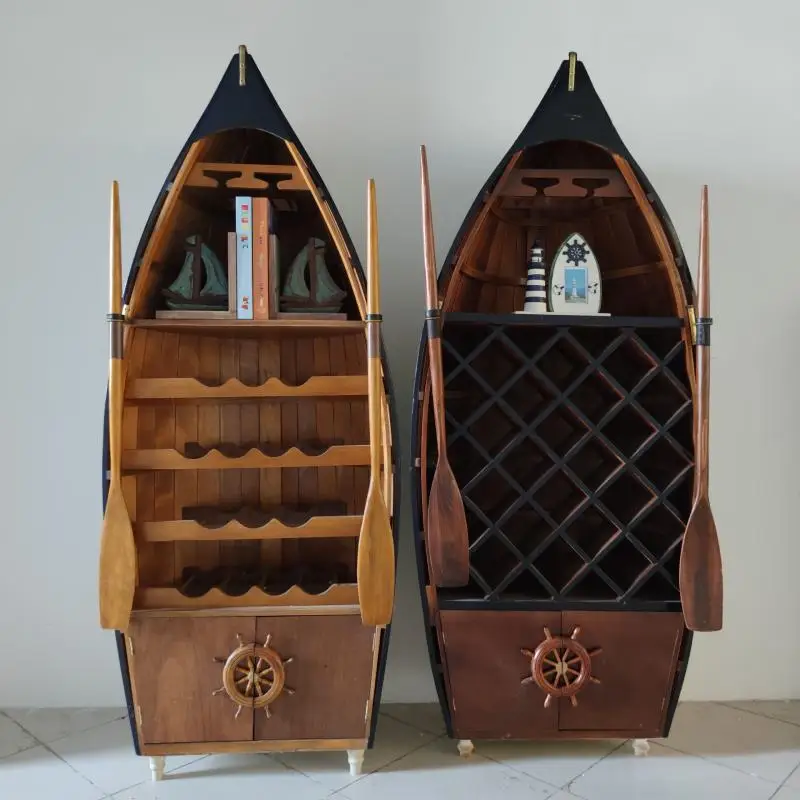 Rak buku loker pribadi dari kayu solid