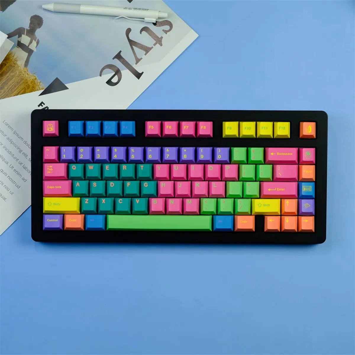 GMK Windbreaker Keycap 129 Keys PBT Keycaps Cherry Profile DYE-SUB Personalized GMK Keycaps For Mechanical Keyboard