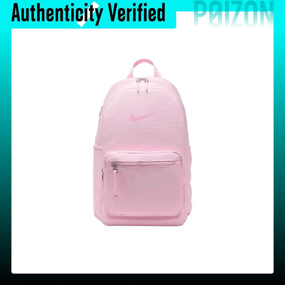 Mochilas Nike Heritage Fabric, modelo estándar, unisex, con forro de espuma, color rosa, IH7955-663.