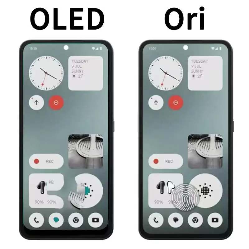 Ekran 6.67\" do telefonu Nothing CMF Phone 1, wyświetlacz LCD, digitizer dotykowy, moduł A015, części zamienne do naprawy. — zdjęcie produktu 5