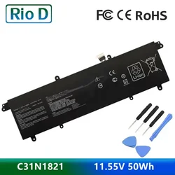 C31N1821 Laptop Battery For ASUS ZenBook S13 UX392 UX392FA UX392FN UX392FN-XS71 0B200-03210100 11.55V 50WH Notebook