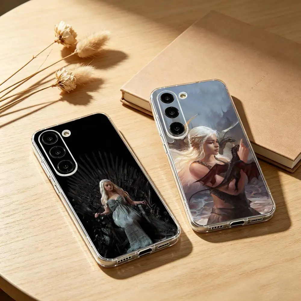 game of thrones-Dragon Mother Thrones Phone Case For Samsung Galaxy A91,80,73,72 ,71,53,52,32 ,31,22,21s,20,Transparent Case