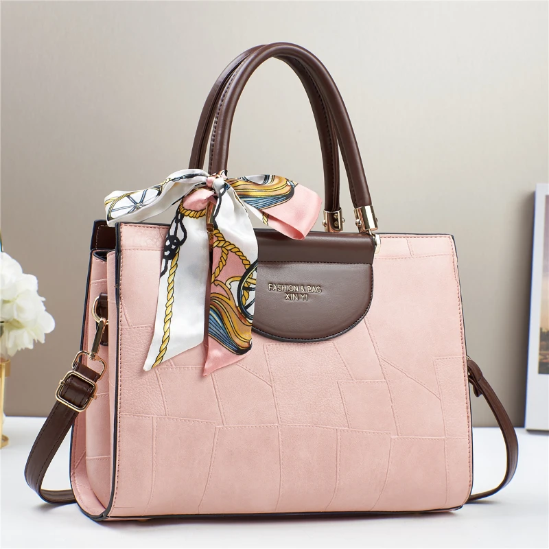 

2024 Scarf Decoration Women's Bag Trend New Luxury Ladies Evening Bags Large Capacity Handbags and Purses Female Crossbody Bags