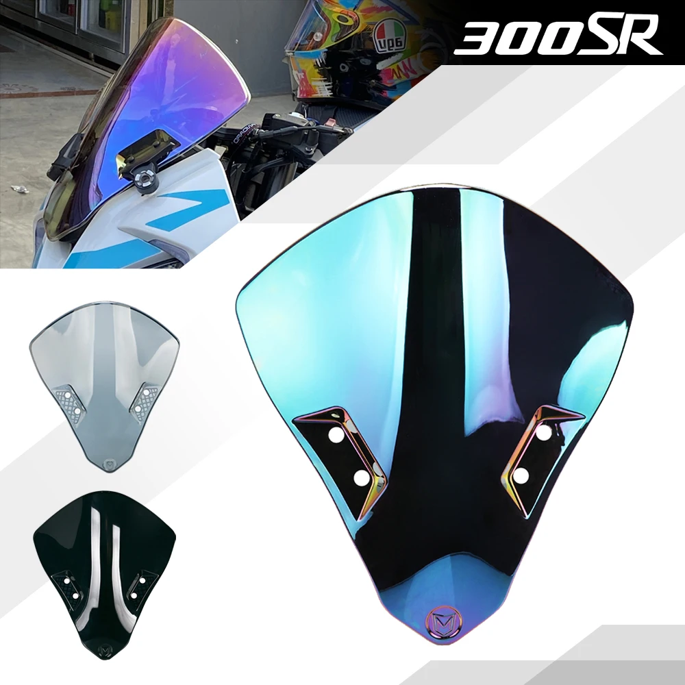 

FOR CFMOTO CF MOTO 250SR 300SR 250 300 SR 2020-2023 2022 2021 Motorcycle Windshield Front Wind Deflector Shield Screen Airflow