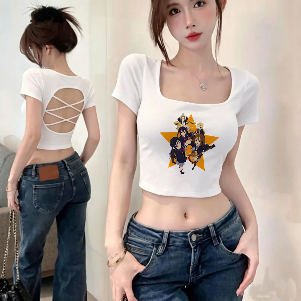 K-on crop top teen clearance sales anime japan vintage dollette shirt alternative  gothic 2000s gyaru baddie