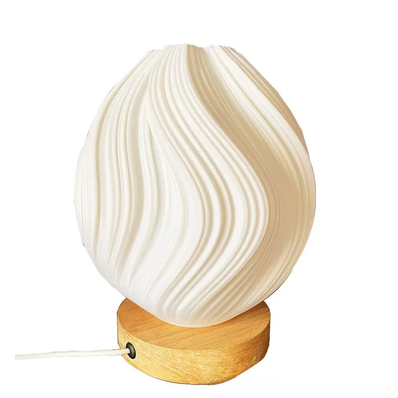 Creative Nordic Small Desk Lamp Remote Control 16 Color Atmosphere Desk Lamp Premium Bedroom Bedlight LED Night Light