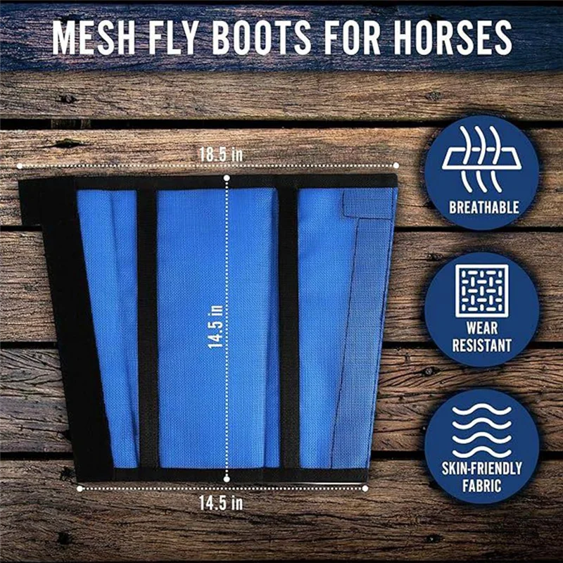 

4Pcs Mesh Fly Boots For Horse Breathable Mesh Horse Boots Protective Horse Leg Wraps Horse Legging For Preventing Flies