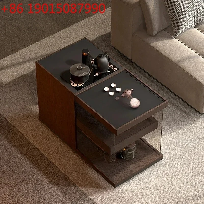 

Cy56 Living room removable sofa side several tea table kettle integrated tea table household trolley