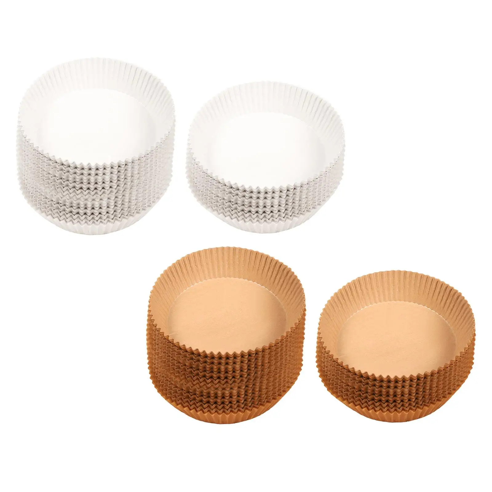 

100Pcs Round Parchment Sheet Waterproof Oilproof Disposable Thicken Air Fryer