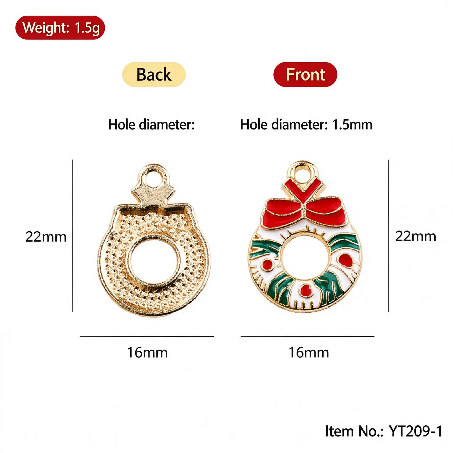 Christmas Pendant Necklace Stainless Steel Santa Claus Stocking Charm Festive Holiday Jewelry Gift Stainless Steel