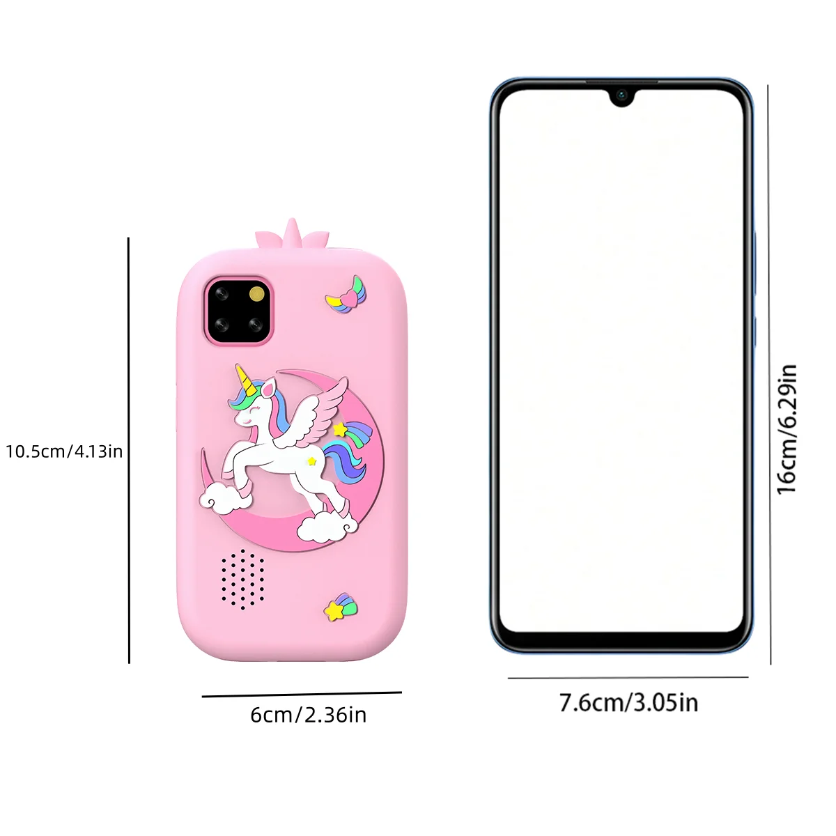 لعبة هاتف تعلم تعليمية للأطفال الكل في واحد مع كاميرات مزدوجة. لعبة كاميرا ذكية محمولة للأعمار من 3 إلى 12 سنة. عيد الميلاد وعيد الميلاد G #2