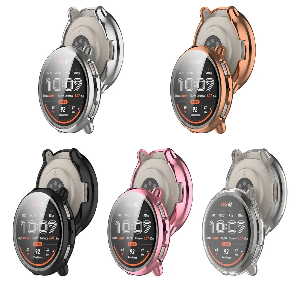 Защитный чехол для Huami Amazfit Active2 A2437, мягкий ТПУ, чехлы «все включено», защитный чехол, бампер, аксессуары для часов