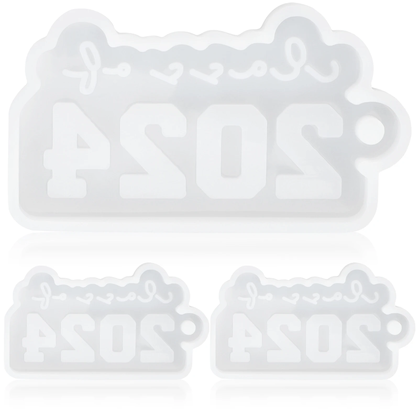 

3 Pcs Mobile Phone Pendant Decoration Mold Graduation Silicone Cap Keychain Molds 2024 Design Diy Jewelry Accessories Parts