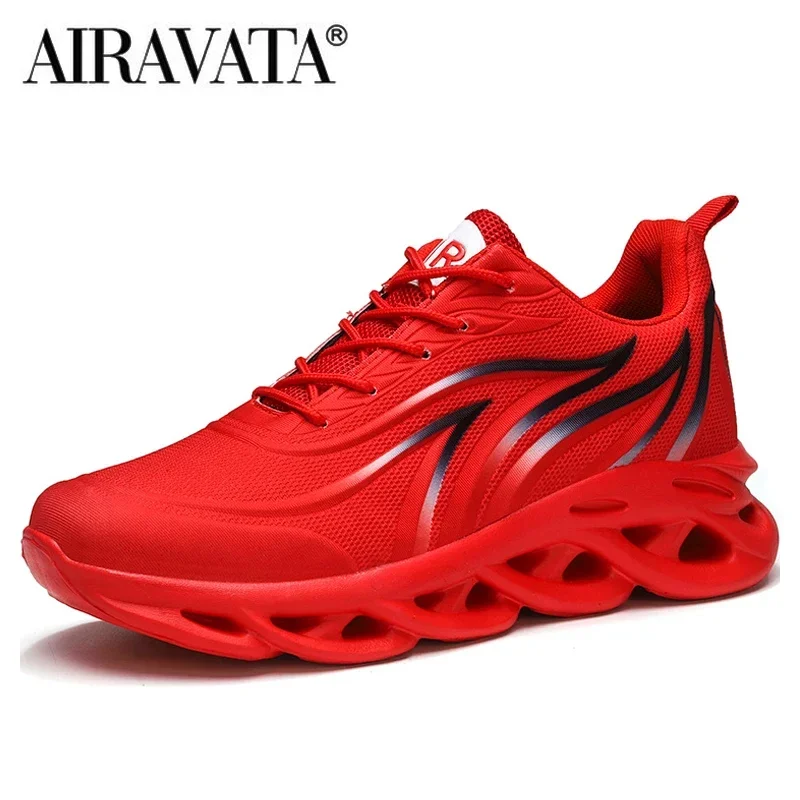 Men\'s Flame Printed Sneakers Trainers Sports Shoes Comfortable Running Shoes Outdoor Men Athletic Shoes