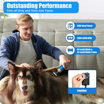 Electric Animal Fur Shears Farm Supplies Sheep Goat Shears Pets Dogs Rabbit Shearing Shaver Clipper Grooming 4