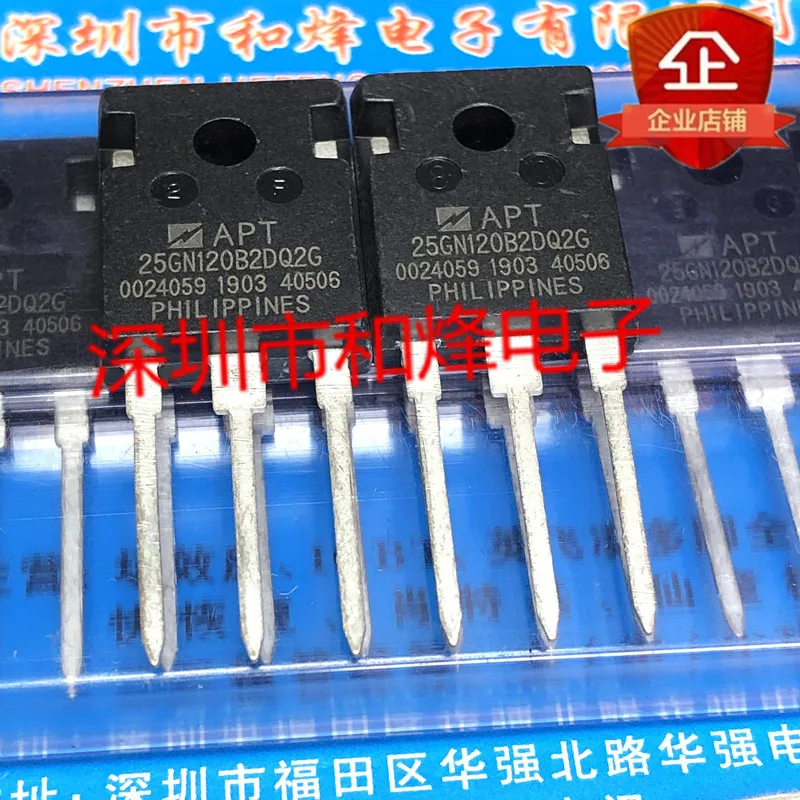 

Бесплатная доставка, APT25GN120B2DQ2G TO-247 1200V 67A, 10 шт.