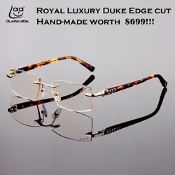 CLARA VIDA 2018 ROYAL LUXURY TITANIUM ALLOY HANDMADE MEN WOMEN UNISEX TINTED SHAPPED LENSES READING GLASSES +1 +2.5 +2 +2.5 TO 4