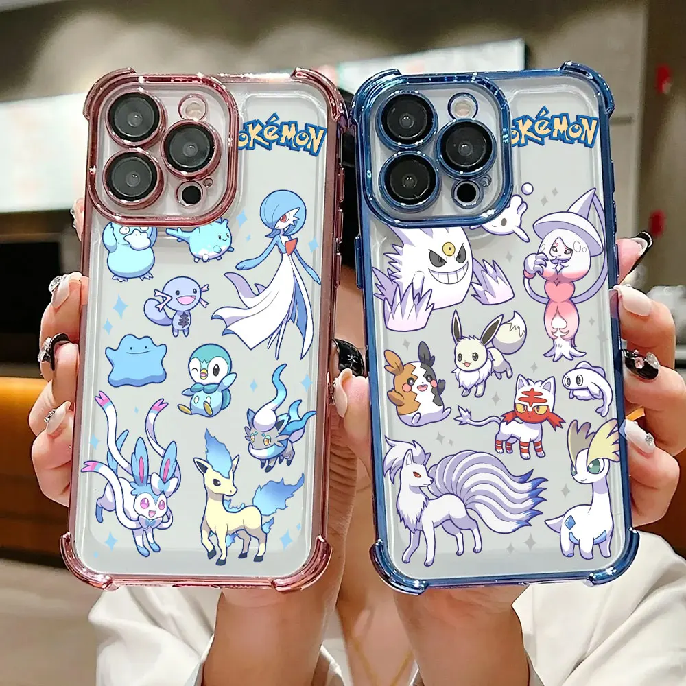Sylveons Eevees Gengars Anime P-Pokemons Case For Xiaomi 17T Pro 15T 14T 15 14 Poco F7 F8 Ultra M7 M8 X6 X7 X8 Pro Max 5G Cover