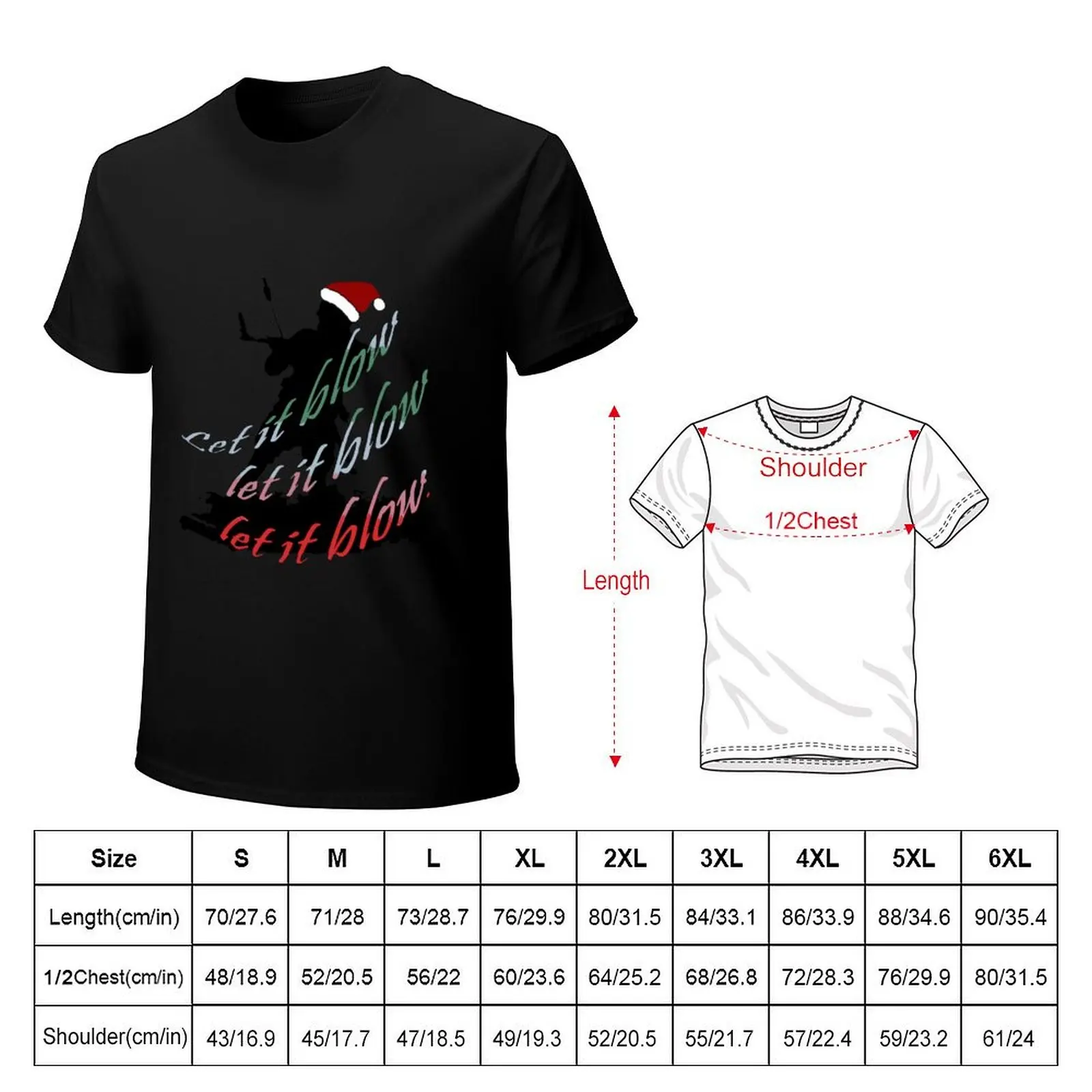 Kitesurfing Festive Christmas Vacation Novelty Vector T-Shirt Work Wear Simple Tee Shirt