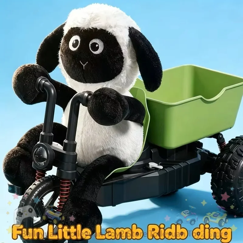 2026 New Kawaii Lamb Rc Tricycle Stunt Car Remote Control Drift Toy With Lights 2.4g Rc Car Kids Drifting Toys Boys Girls Gifts