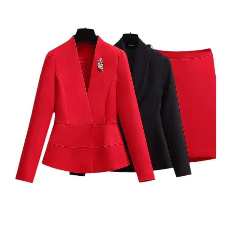 Blazer formali Femininos per donna Abbigliamento da lavoro professionale per ufficio Autunno Inverno Stili OL Abiti per interviste di carriera Abiti