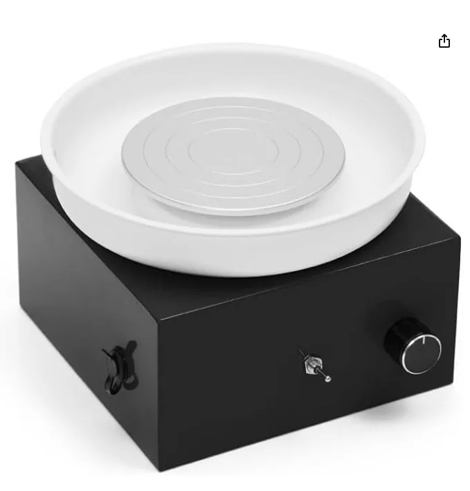 

Children Use Making Machinery Adjustable Speed Electric Cake Turntable Detachable DIY Sculpture Clay Ceramic Pottery Machine