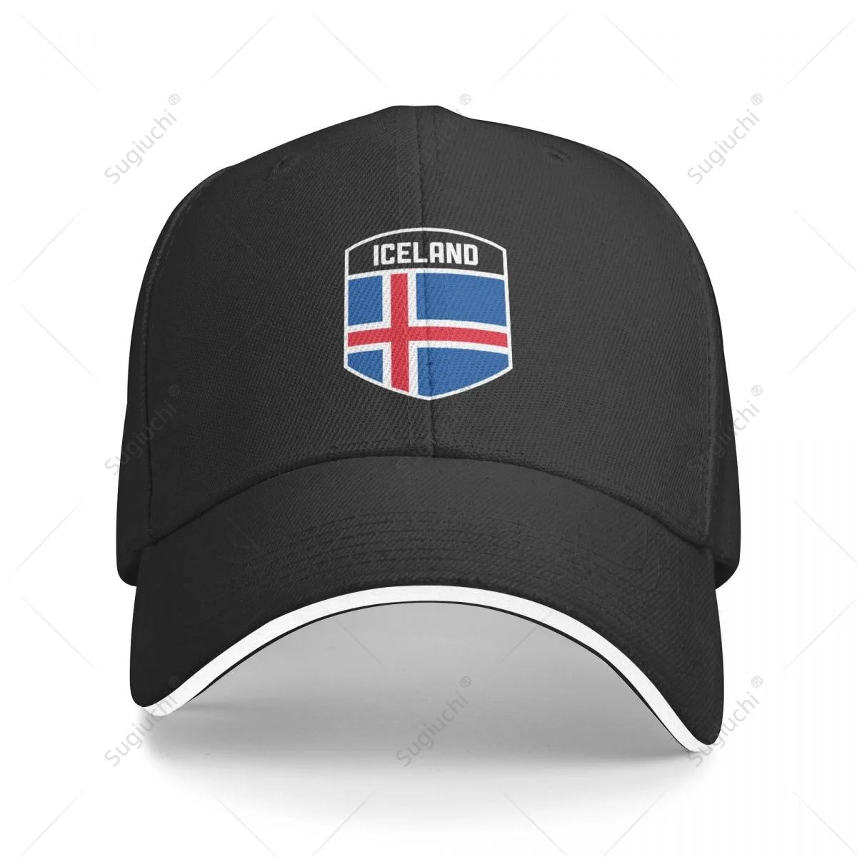 Multifunction Iceland Flag Shield Sandwich Baseball Cap Men Sports Casual Caps Golf Hat Fishing Outdoors