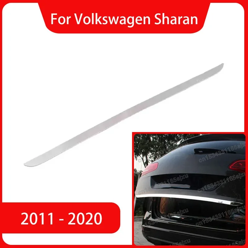 For VW Volkswagen Sharan 2011 2012 2013-2019 2020 Stainless Steel Rear Trunk Lid Cover Tailgate Trim Door Handle Boot Cover Trim