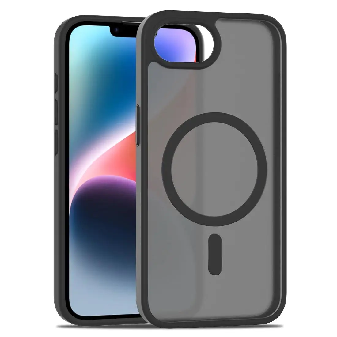 Capa Fosca para iPhone Magsafe 17E 16E 17 E Air 16 Pro Max 15 Plus 14 13 Mini 12 11 SE 2022 2020 8 Capa de Telefone MagSafe para iPhone 17E