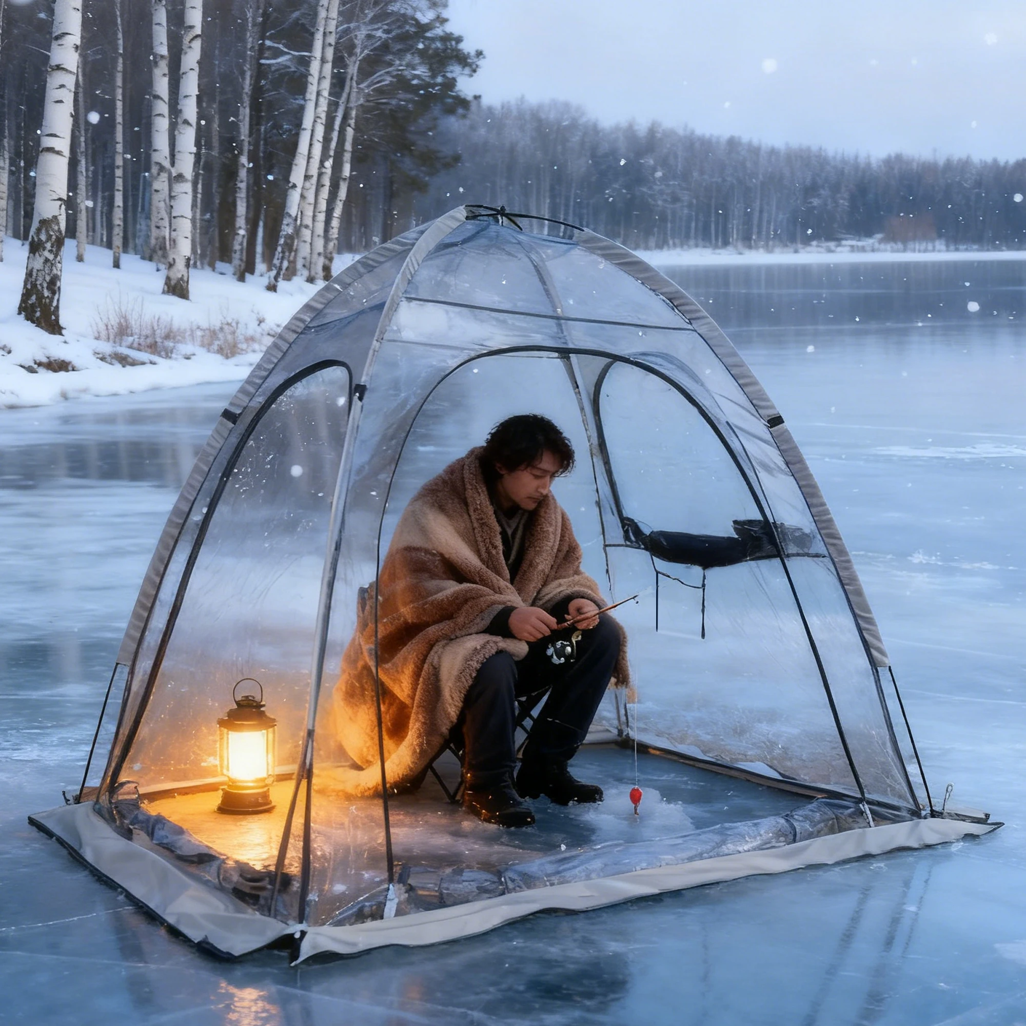 خيمة رياضية شفافة مقاومة للطقس والتخييم في الهواء الطلق والنزهات والحديقة الدافئة للشتاء تحافظ على خيمة للرياضة والتخييم