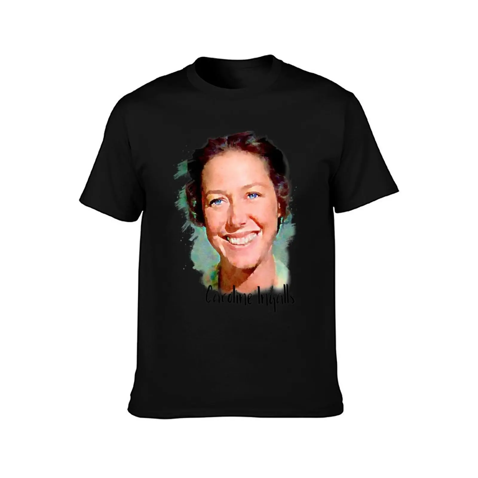 Caroline Ingalls Little House on the Prairie T-Shirt Independence Day Short Sleeve T-Shirt