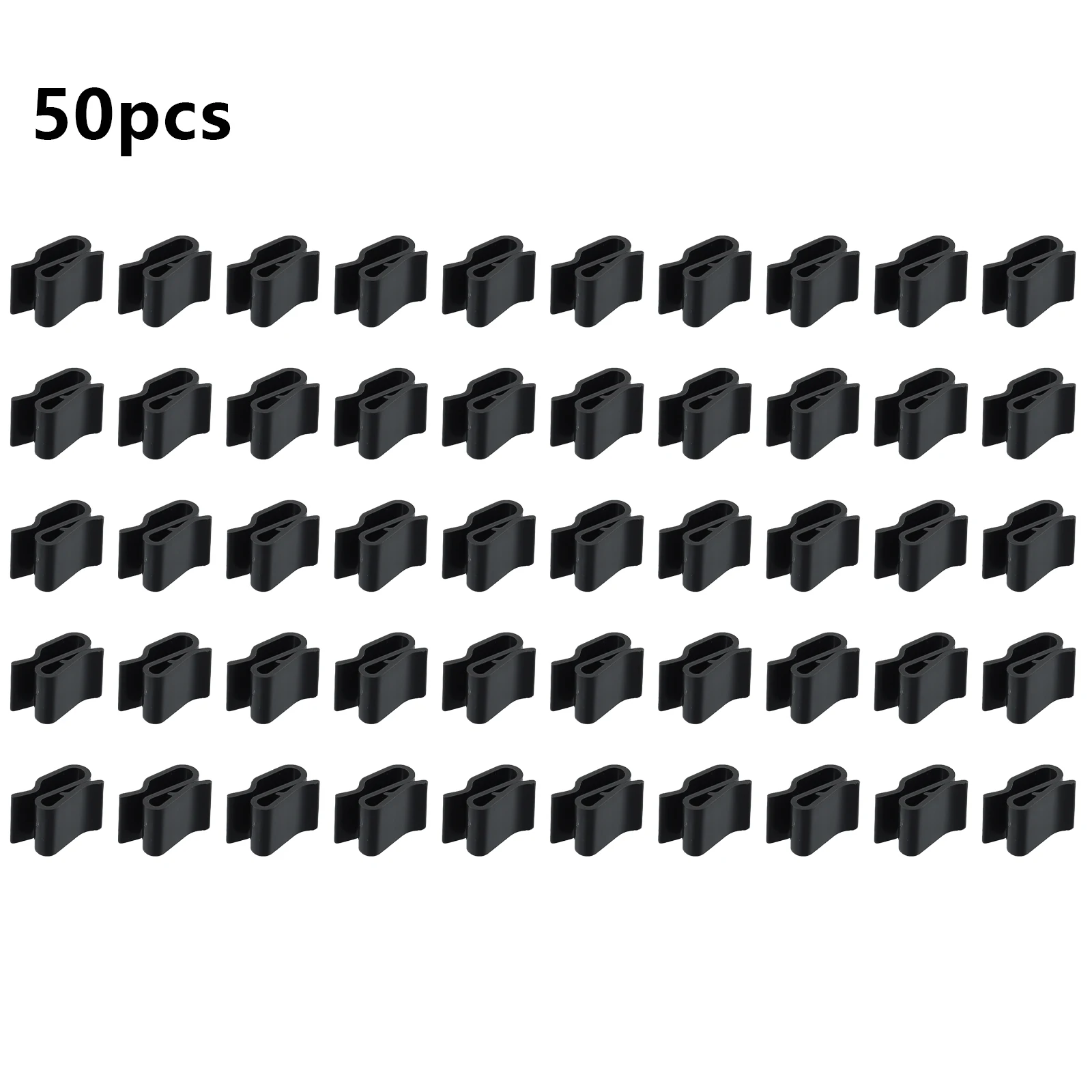 

50Pcs Solar Panel Cable Clip For Photovoltaic Cable Photovoltaic Wire PV Wire Holder Organizer Plastic Cable Clips PA66 Plastic