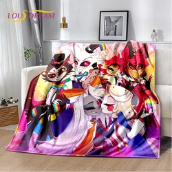 2025 H-Hazbin Hotel Charlie Cartoon Soft Blanket,Soft Throw Blanket for Home Bedroom Bed Sofa Picnic Travel Cover Child Gift
