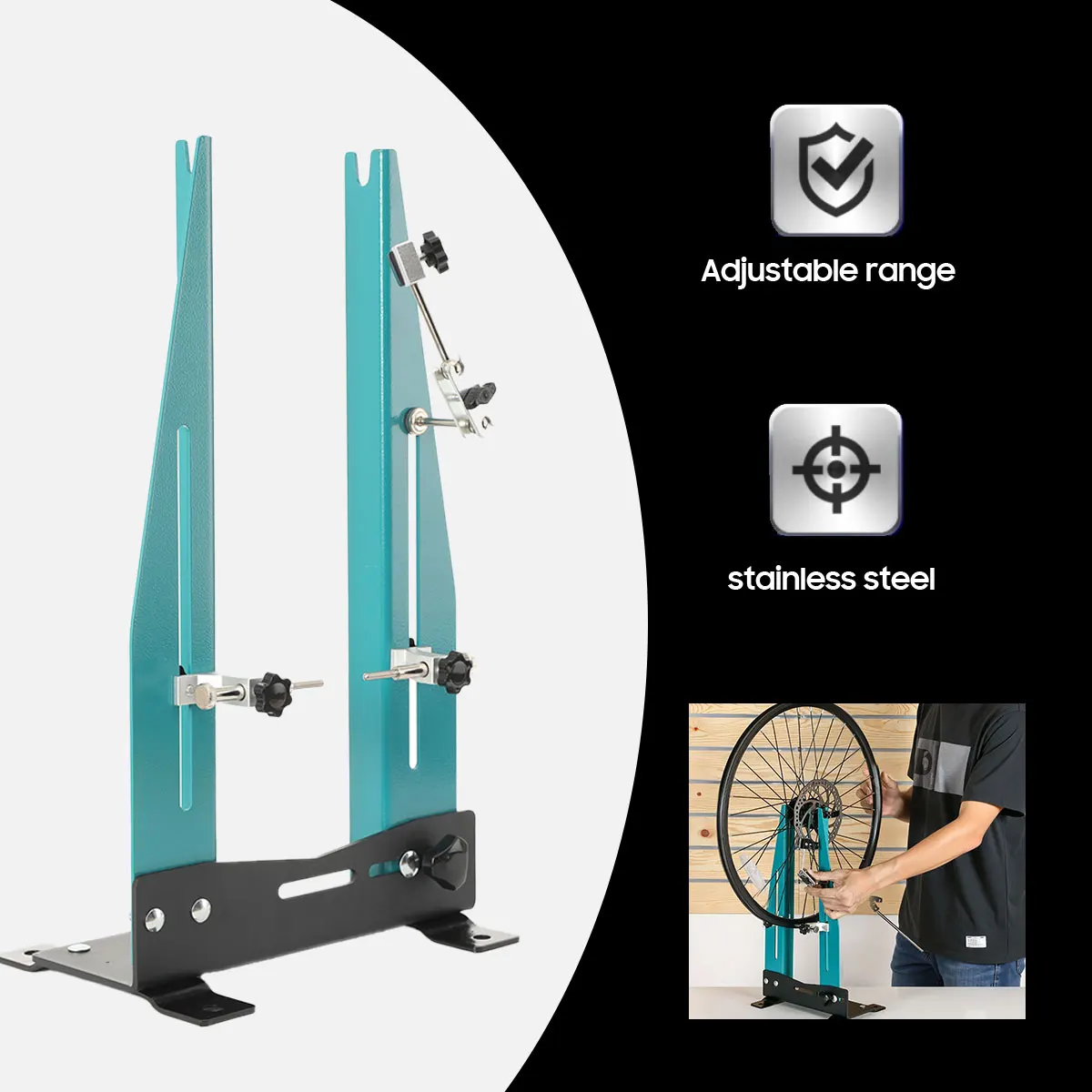 Fahrrad Rad Abrichten Ständer Professionelle Fahrrad Rad Wartung Rack Reparatur Werkzeug, Rad Kalibrierung Ständer Wartung Rack – Detail 2