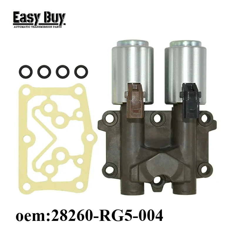 

Brand New 28260RG5004 28260-RG5-004 Transmission Dual Linear Shift Solenoid & Gasket Fit For Honda Civic