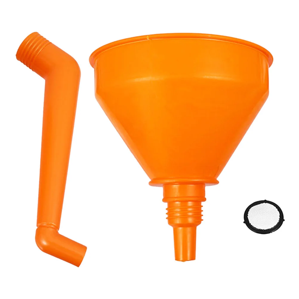 Car Fuel Funnel Flexible Oil Drain Kerosene Large Funnels Liquid Plastic Gasoline