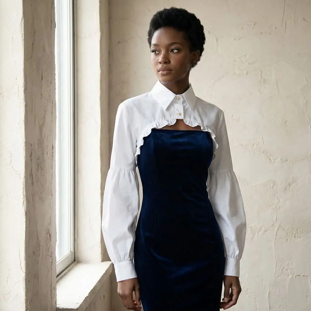 vintage-sleeve-shirt-collar-courtly-style-retro-puff-long-sleeve-top-puff-sleeve-ruffles-faux-crop-top-blouse-cosplay-costume