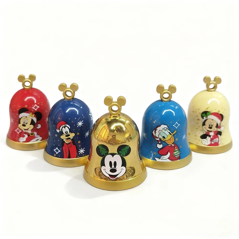 ديزني عيد الميلاد الكرتون جرس زخرفة دونالد داك ميكي ماوس سطح المكتب الديكور تحصيل الرسوم المتحركة عطلة ديكور #1