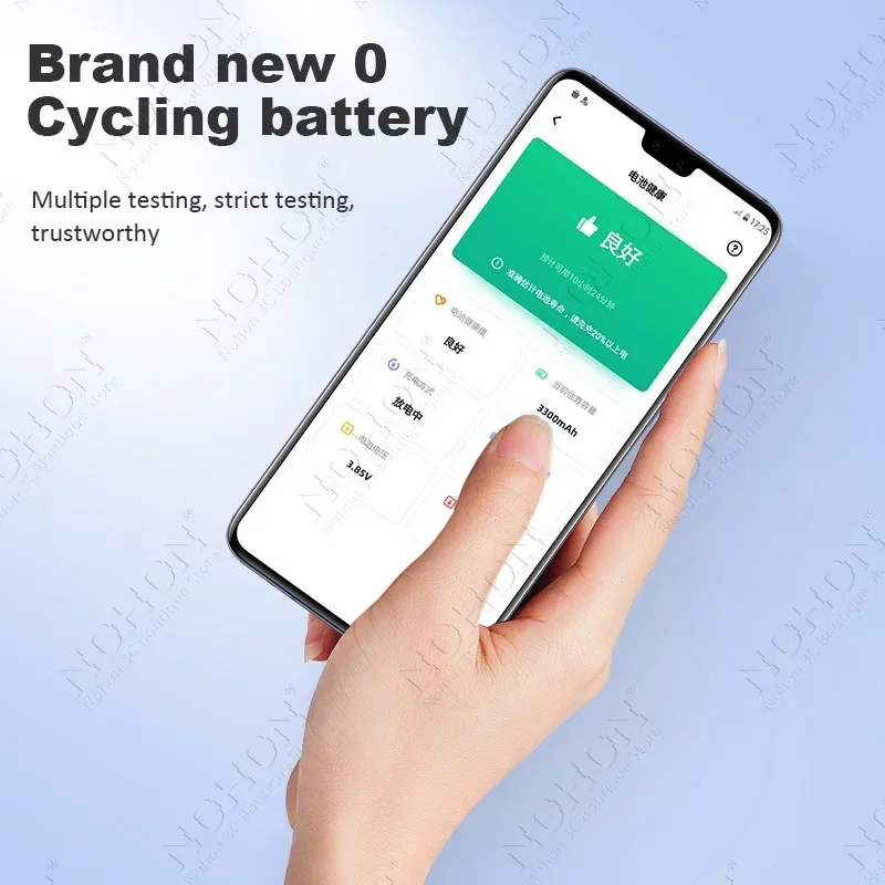 NOHON Battery for Realme 12 Pro Plus 12Pro+ 10 8 7 6 X X2 X3 X5 X7 X50 XT GT Master Neo C12 C15 C17 C35 Q2 Q3 Q5 6i 7i Batteries